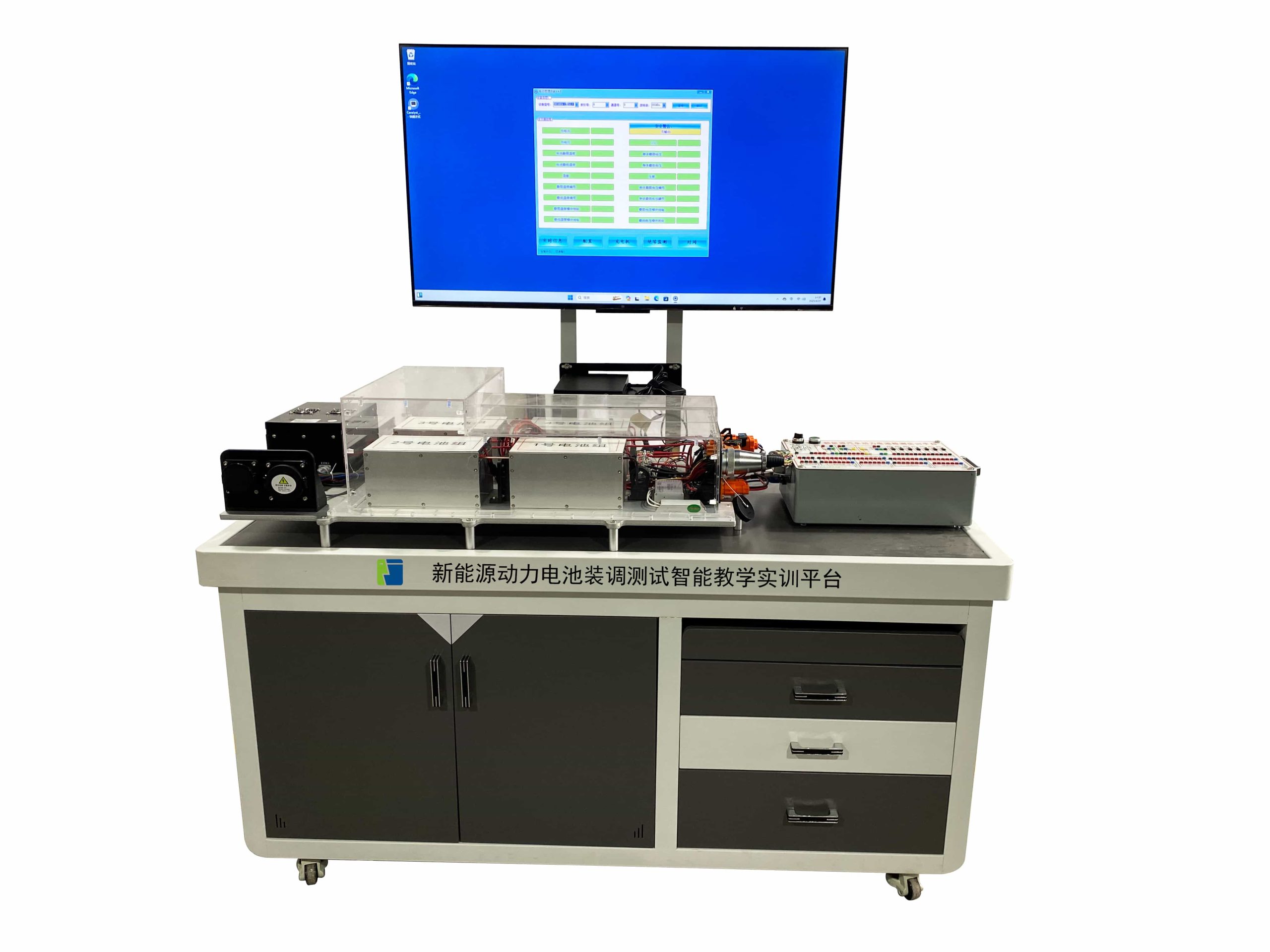 Intelligent teaching and training platform for assembly and testing of ...